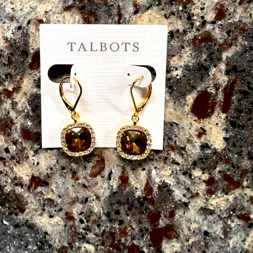 Pair of Talbots gold tone earrings